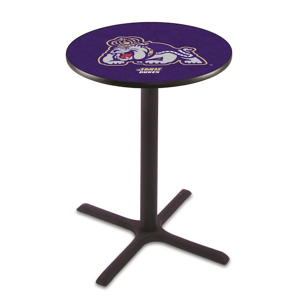 42" Blk Wrinkle James Madison Pub Table